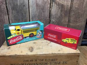 lot 39 image: Vintage Coca Cola Diecast TrucksBank