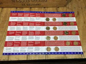 lot 95 image: The Official U.S. Mint Coin Album - Presidential $1 Coins