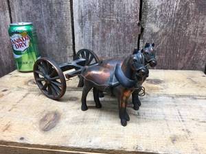 lot 101 image: Vintage Horses - Wagon Wheels