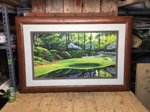 lot 132 image: Very Nice Framed Golf Print