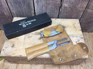 lot 161 image: Vintage WYOMING SAW - Compact HuntingSurvival Saw