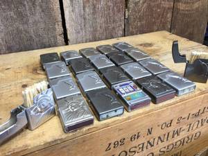 lot 183 image: Lighter Theme Wooden Match Holders (22)