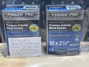lot 48 image: Torx Exterior Wood Screws