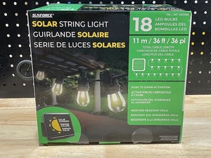 lot 58 image: String Lights 18 Bulb 36 Foot