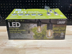 lot 68 image: LED String Lights 48 Foot 24 Bulb