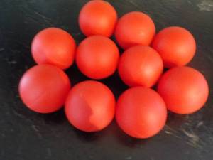 Lot of 10 New Pro Guard Plastic Practice Street Hockey Balls