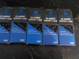 Lot of 5 New Pro Guard Classic Hockey 108 Laces retail $6.95 each