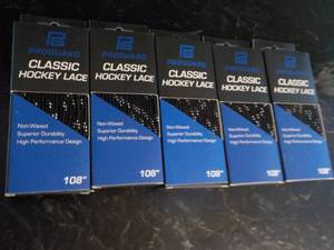 Lot of 5 New Pro Guard Classic Hockey 108 Laces retail $6.95 each