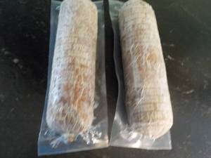 E Lot of 2 x 9 Long Tubes of Venison Frozen Wisconsin Style Summer Sausage made in 2023