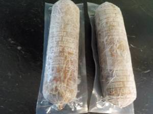 E Lot of 2 x 9 Long Tubes of Venison Frozen Wisconsin Style Summer Sausage made in 2023