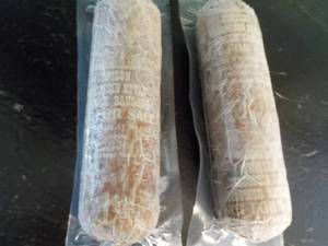 E Lot of 2 x 9 Long Tubes of Venison Frozen Wisconsin Style Summer Sausage made in 2023