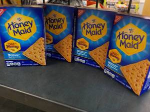 4 x 14.4 oz Boxes Honey Maid Graham Crackers