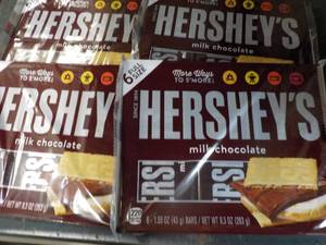 4 x 6 Full Size Hersheys Candy Bars