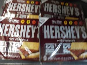 4 x 6 Full Size Hersheys Candy Bars