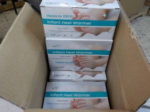 Future Generation Medical Infant Heel Warmers- 4 boxes x 25 each perfect for any age