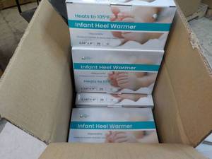 Future Generation Medical Infant Heel Warmers- 4 boxes x 25 each perfect for any age