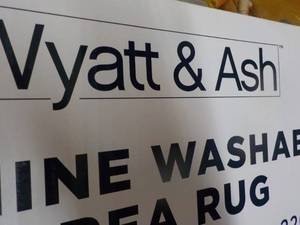 Wyatt and Ash Machine Washable Runner 24 x 72 - New