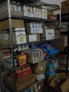 Shelves of Food and Misc.- see all pictures some food past best date