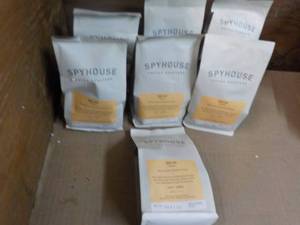 7 x 10 oz Spy house Decaf Organic Whole Bean Coffee Best by 01012024