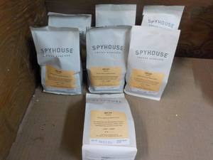 7 x 10 oz Spy house Decaf Organic Whole Bean Coffee Best by 01012024