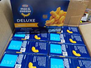 8 x 14 oz Boxes Kraft Deluxe Mac and Cheese Best by 12242023
