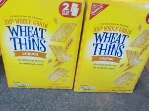 2 x 2 lb. 8 oz Boxes Wheat Thins Original - past best date