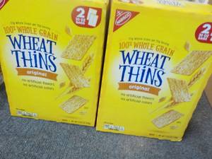 2 x 2 lb. 8 oz Boxes Wheat Thins Original - past best date