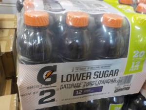 12 x 20 oz Bottles Lower Sugar Gatorade Grape