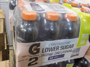 12 x 20 oz Bottles Lower Sugar Gatorade Grape