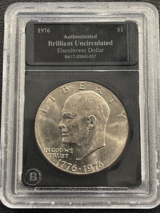 lot 8 image: 1976 Eisenhower Dollar Brilliant Uncirculated