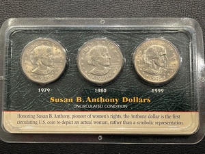 lot 15 image: Susan B. Anthony Dollars Uncirculated