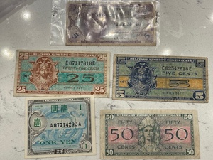 lot 16 image: Military Payment Certificates