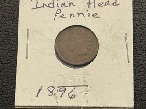 lot 43 image: 1896 Indian Head Cent