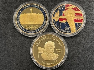 lot 63 image: Donald J. Trump Presidential Coins