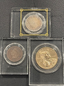 lot 64 image: Sacagawea Dollar, Indian Head Cent, Liberty Nickel