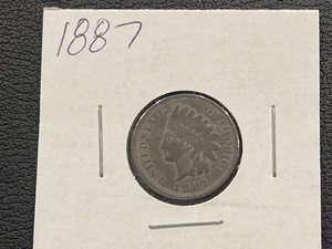 lot 76 image: 1887 Indian Head Cent