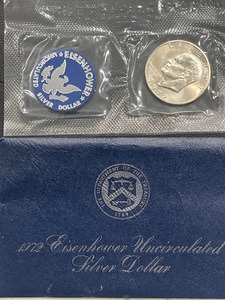 lot 88 image: 1972-S Eisenhower Silver Dollar Uncirculated