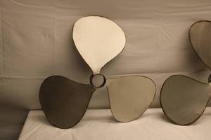 lot 11 image: Set of 3 Wall Hangings - Propellers