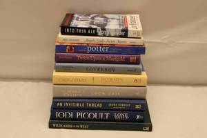lot 31 image: Lot of 10 Hardcover Books - Assorted Titles and Authors