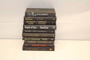 lot 32 image: Lot of 10 Hardcover Books - Assorted Titles and Authors