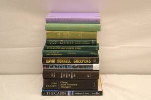 lot 34 image: Lot of 10 Hardcover Books - Assorted Titles and Authors