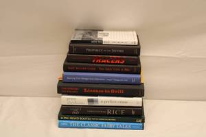 lot 36 image: Lot of 10 Hardcover Books - Assorted Titles and Authors