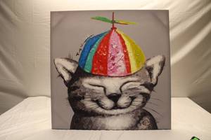 lot 89 image: Whimsical kitten.