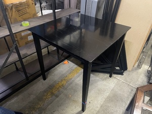 lot 1O-124 image: High-Top Espresso Table