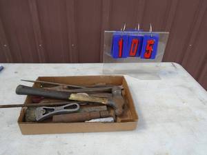 Flat of vintage tools. As shown.