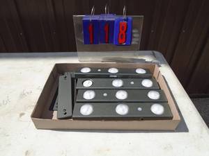 Flat of battery operated lights. As shown.