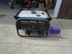 Rock River 3600 watt generator. 120 v 30 amp. Tested & works. As shown.