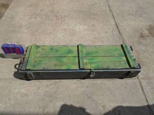 Wood mlitary box. 44 x 12. As shown.