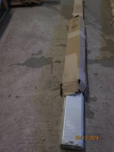 lot 177 image: white metal ceiling stoage rack...