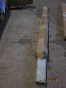 lot 178 image: white metal ceiling stoage rack...